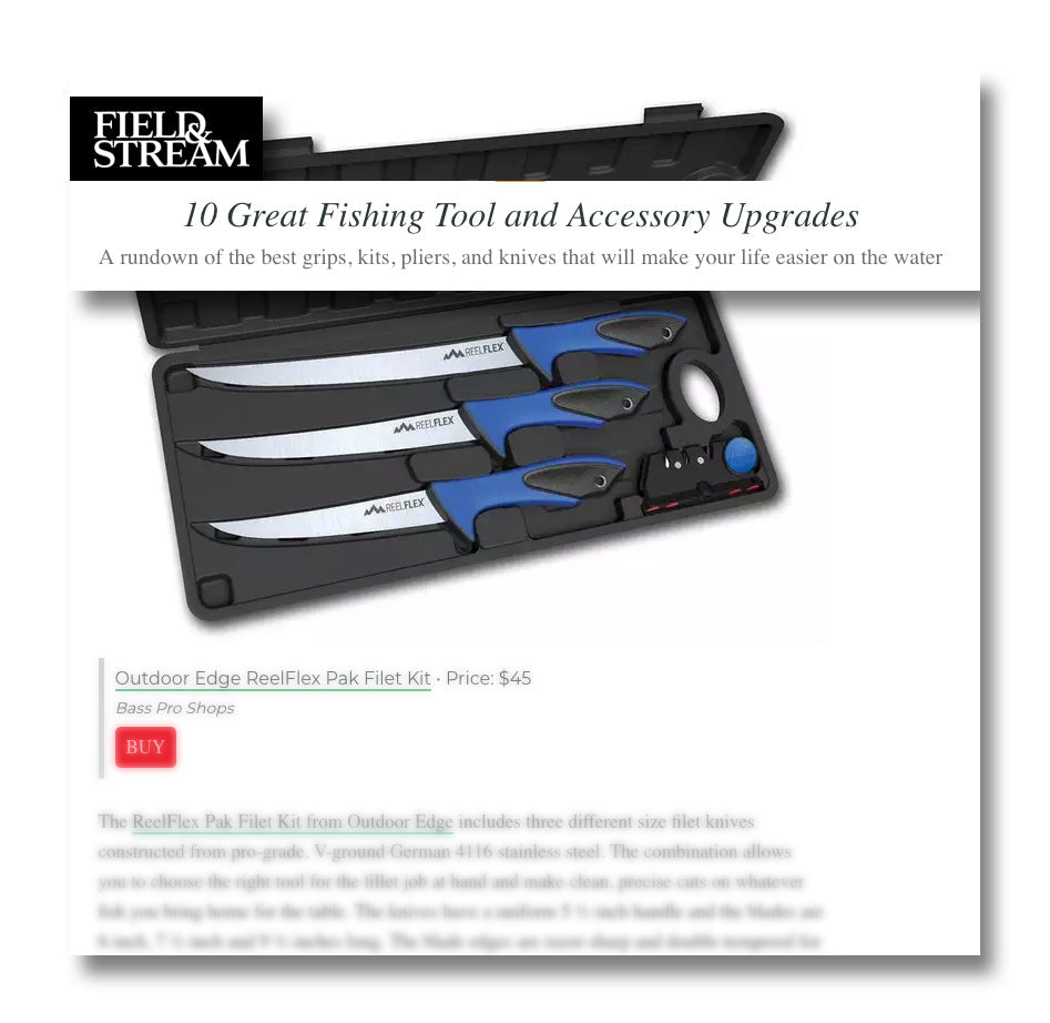 Blog-"A rundown of the best... knives that will make your life easier on the water".-Outdoor Edge