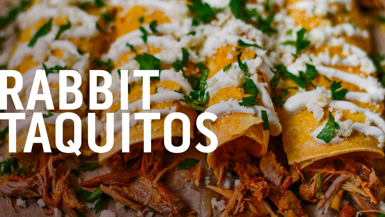 WILD GAME WEDNESDAY-RABBIT TAQUITOS-Outdoor Edge