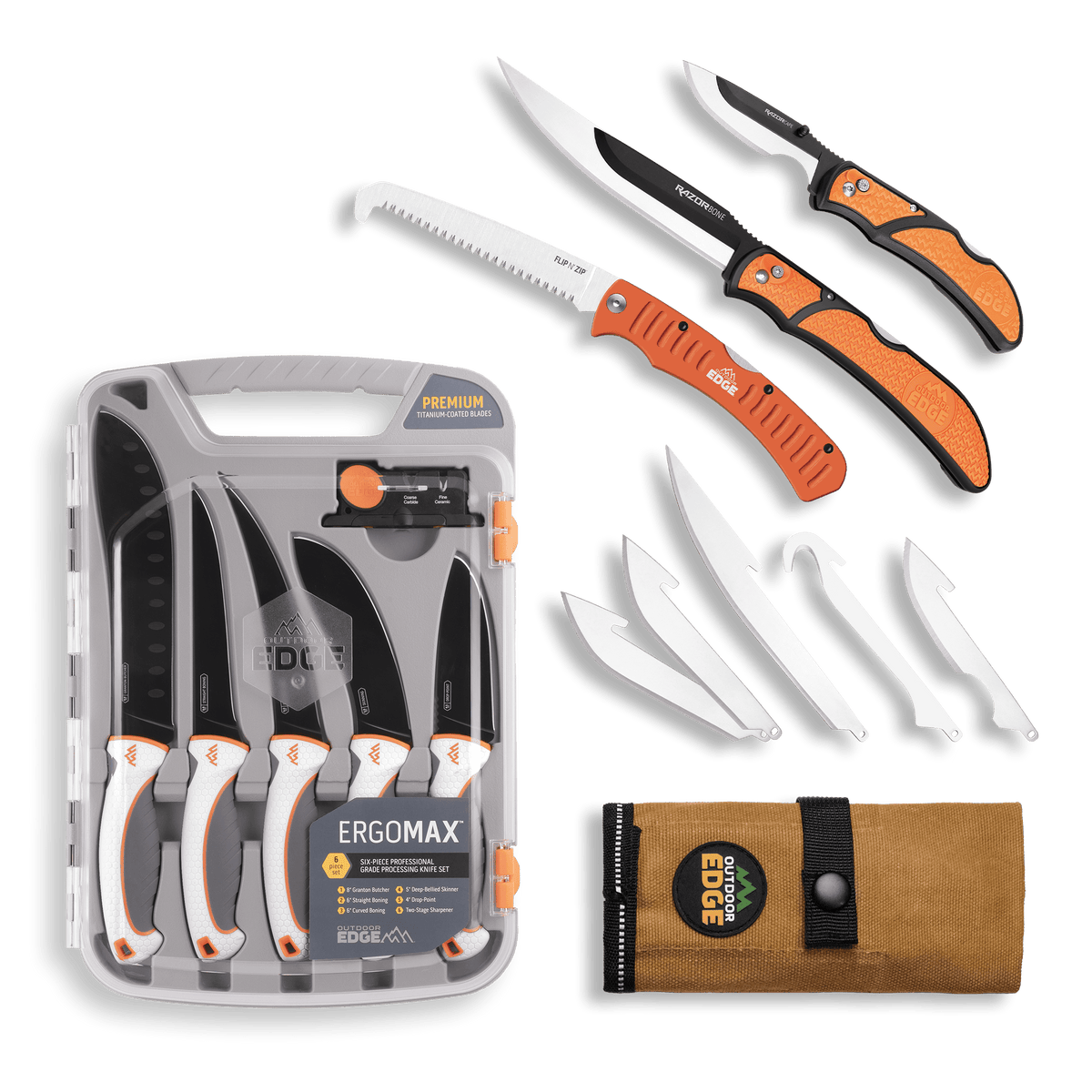 Field-to-Freezer Bundle: RazorGuide Pak™ + ErgoMax® Game Processing Set