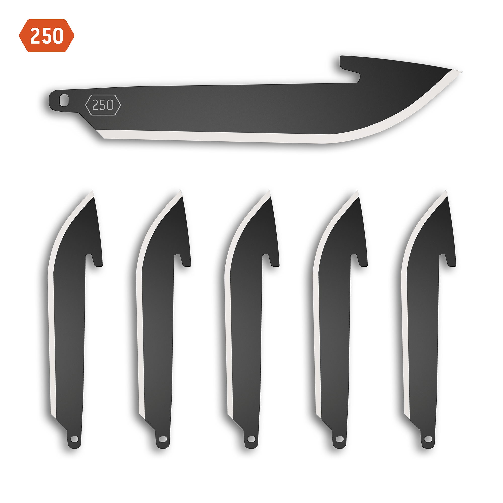 2.5" DROP POINT BLADES | 6-PACK-1-Outdoor Edge