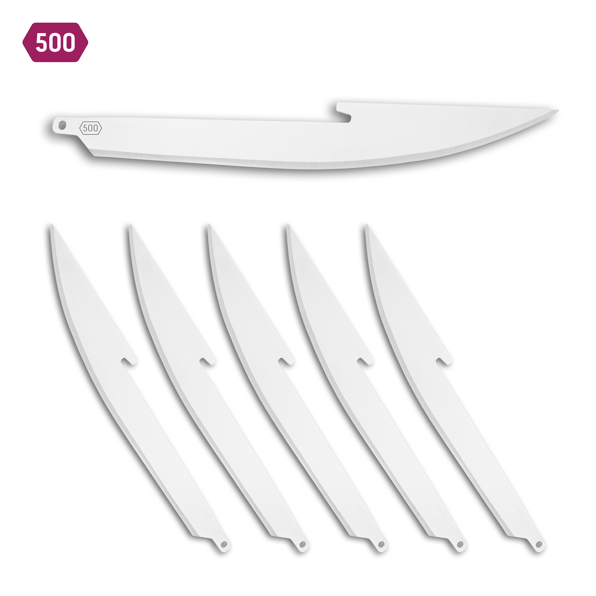 500 (5.0) Boning/Fillet Replacement Blade 6-pack - Stainless