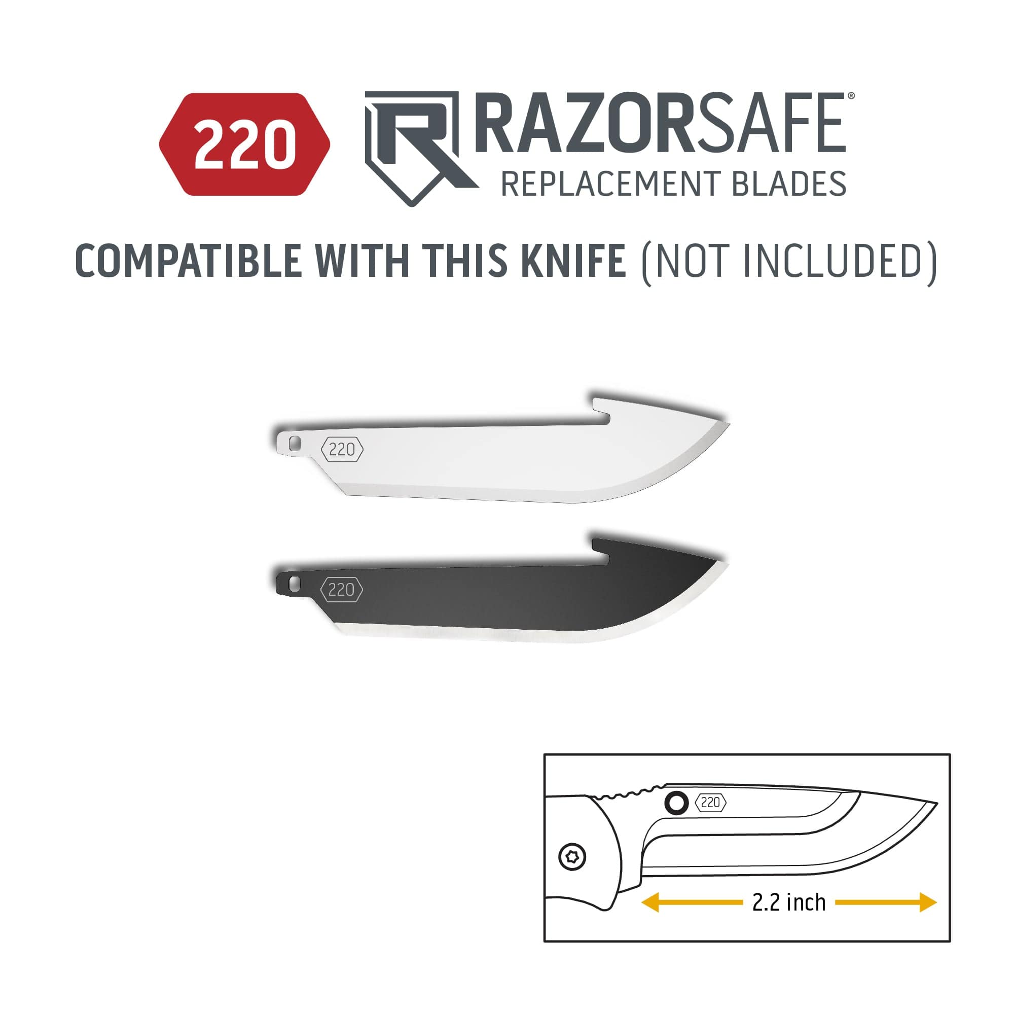 RazorMini 2.2"-7-Orange-Outdoor Edge