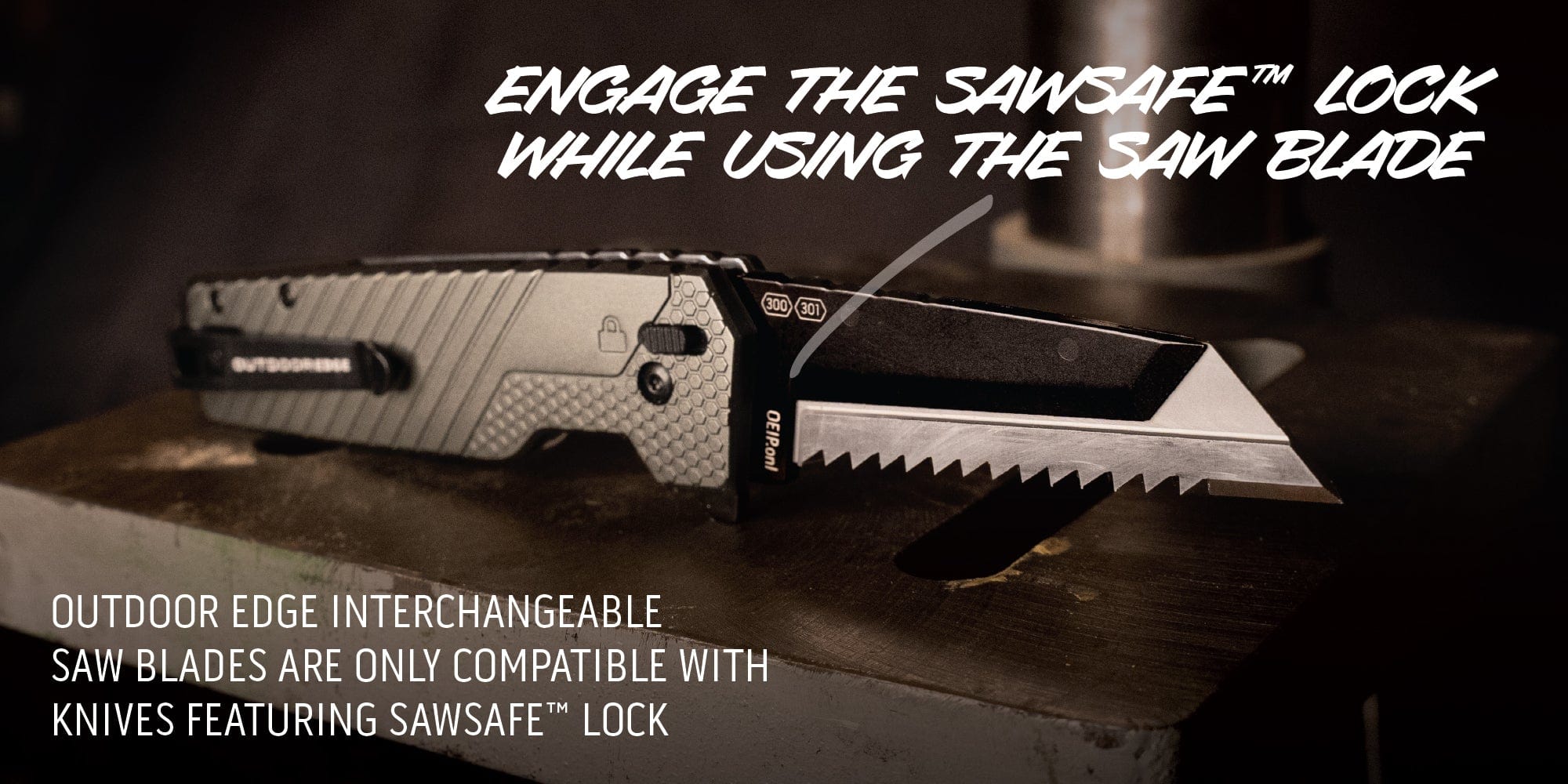 The Razor-XD4 being used to cut through thick plastic