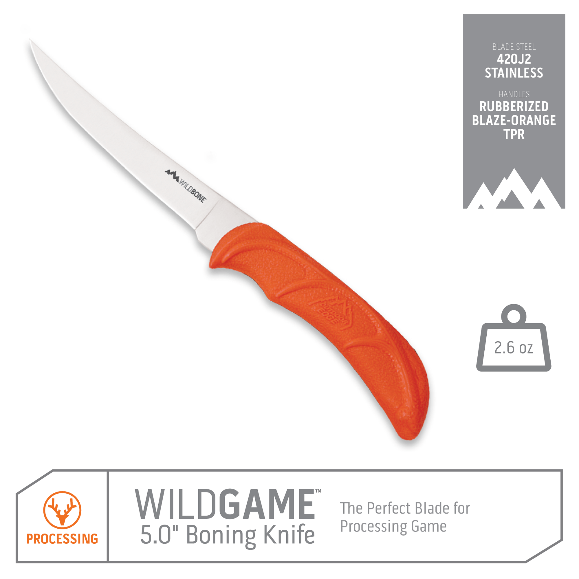 WILDGAME™ 5.0" BONING KNIFE-2-Outdoor Edge