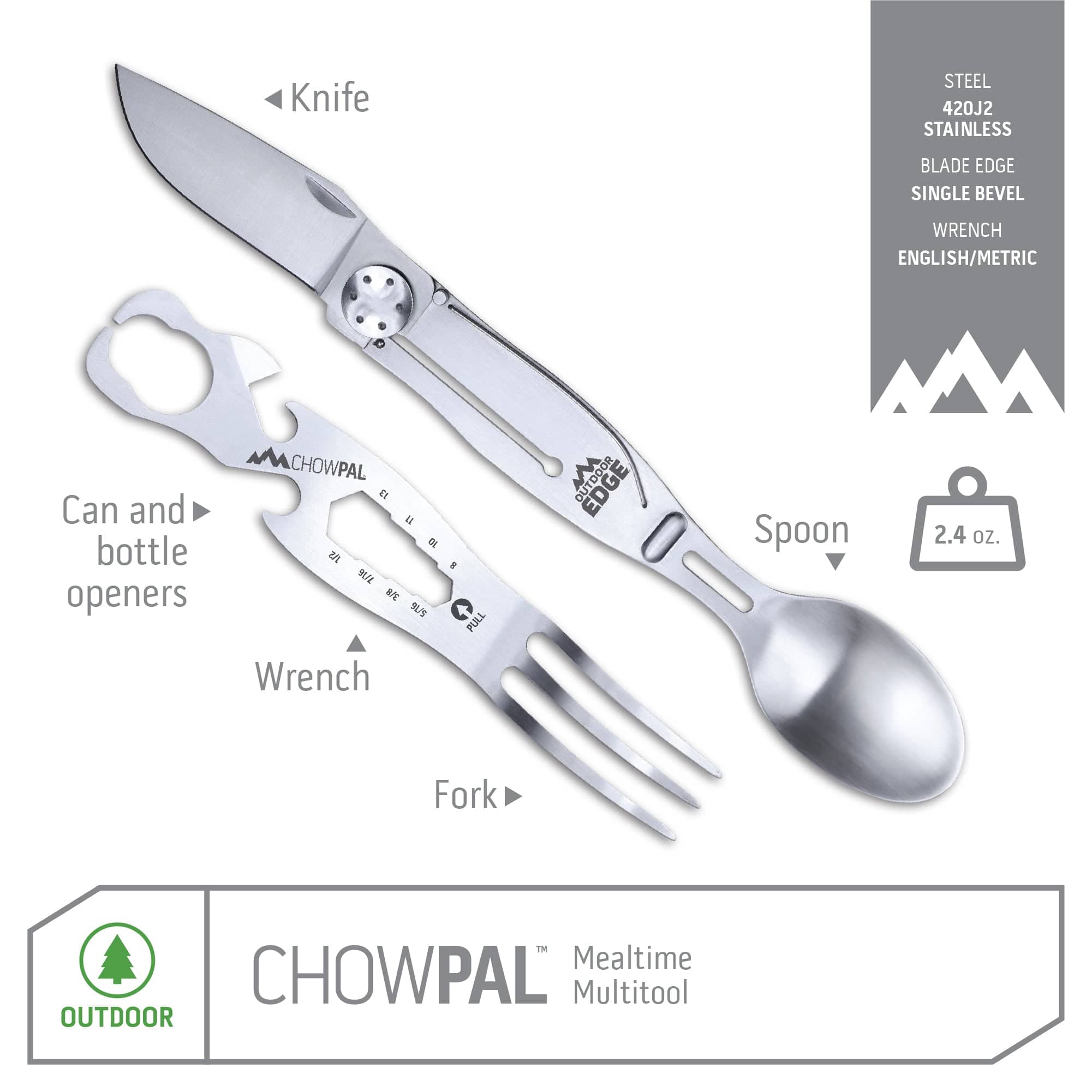 ChowPal™ Camp Utensil-3-Outdoor Edge