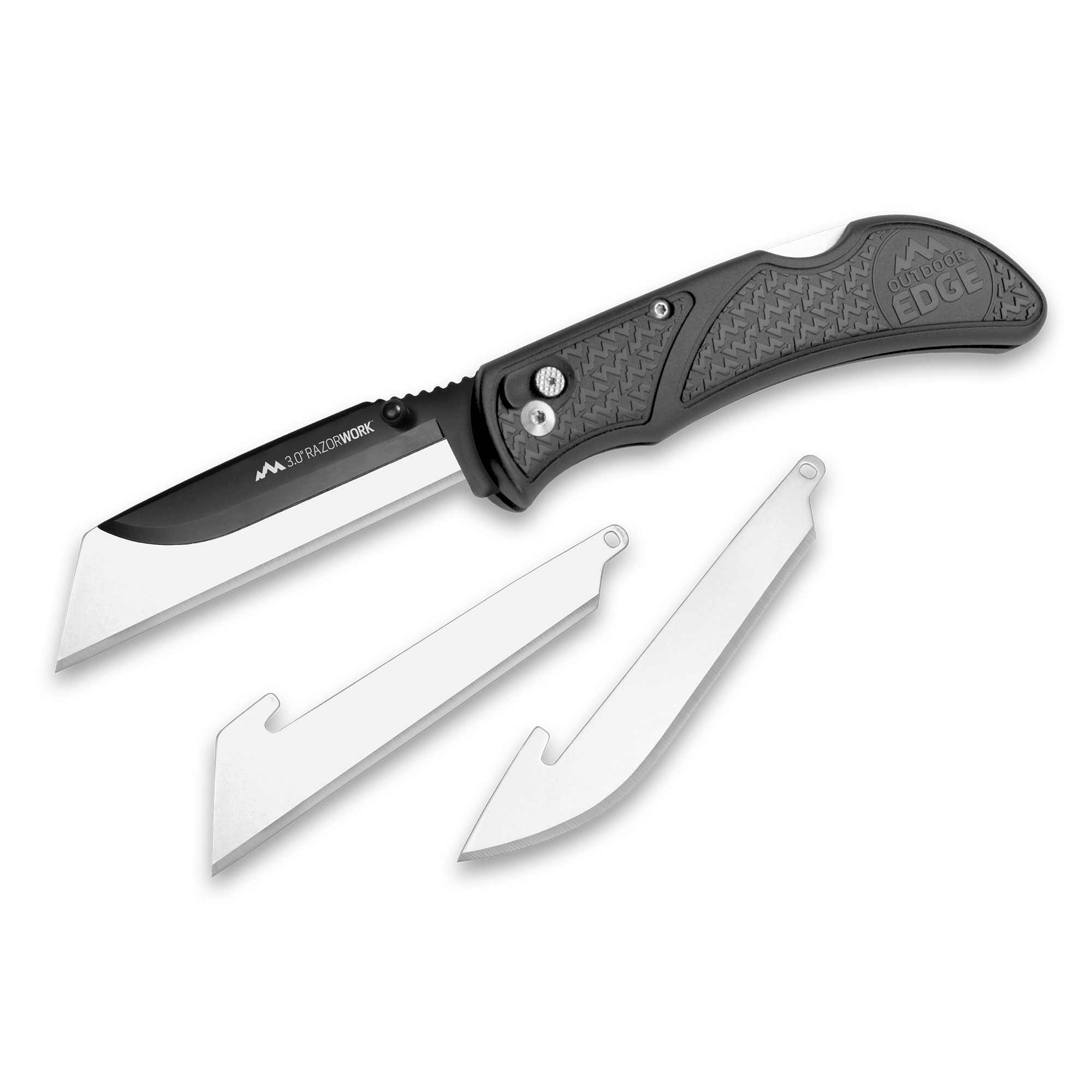 RAZORWORK® Replaceable Blade Utility Knife-1-Blaze Orange-Outdoor Edge