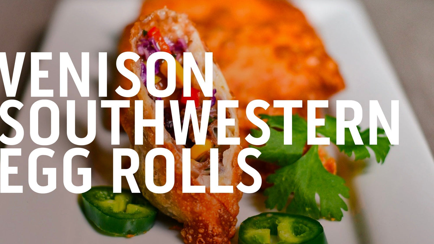 VENISON SOUTHWESTERN EGG ROLLS