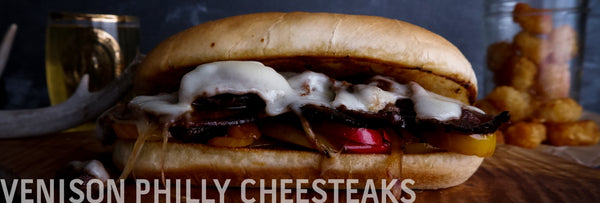 VENISON PHILLY CHEESESTEAKS with Annie Weisz