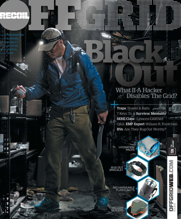 Outdoor Edge on the cover of Recoil Offgrid
