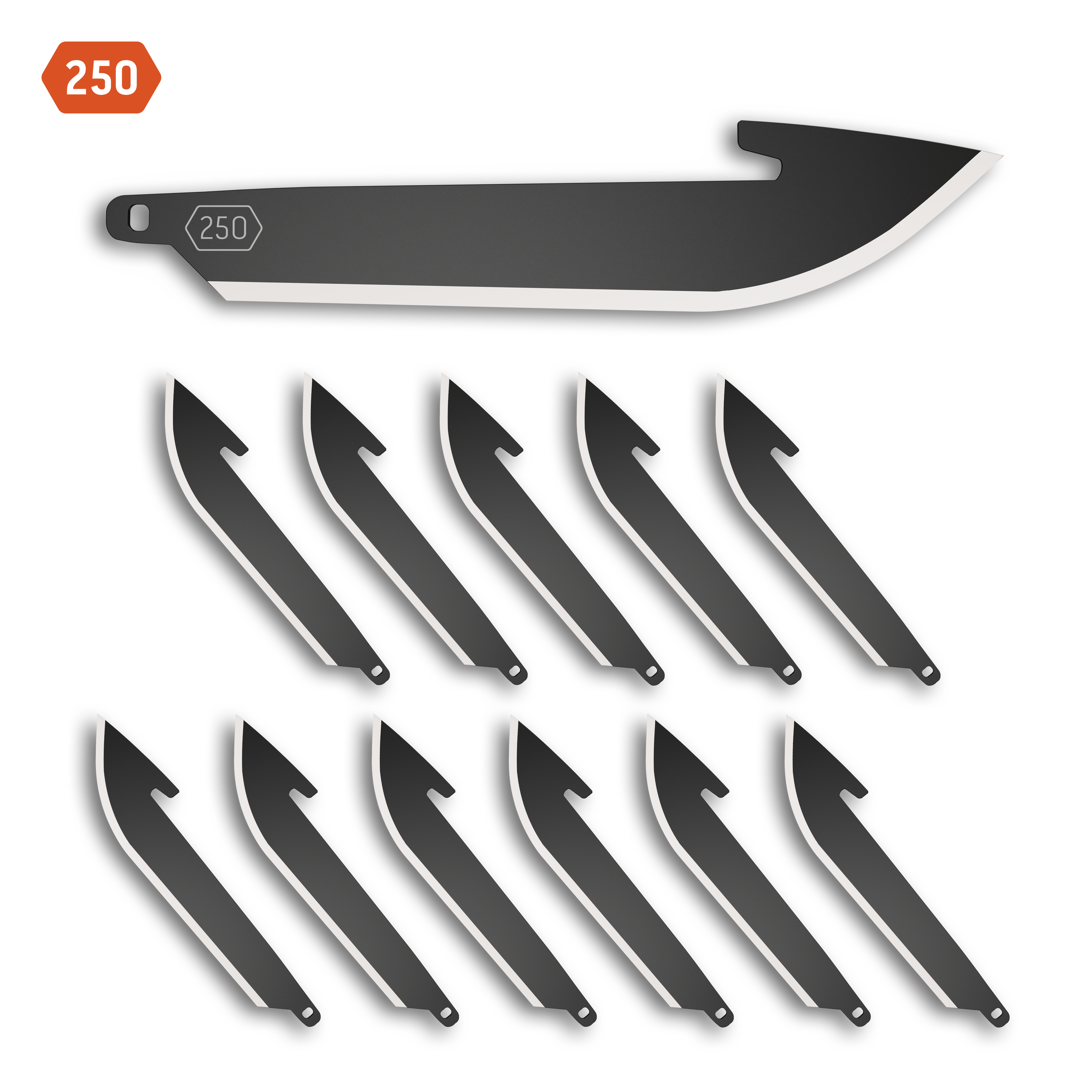 2.5” DROP-POINT BLADE PACK | 12-PACK