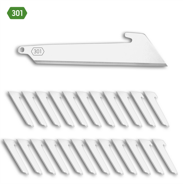 300 (3.0") BULK PACK Utility Replacement Blades 24-pack - Stainless