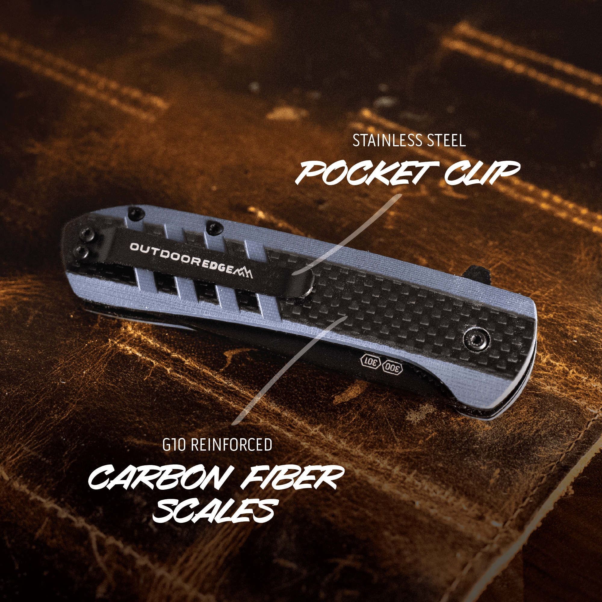 RAZOR VX4 | BLUE G10 & CARBON-4-Outdoor Edge