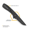 Razor VX1 | 3.0" Replaceable Blade Every Day Carry Knife with Spring Assisted Flipper