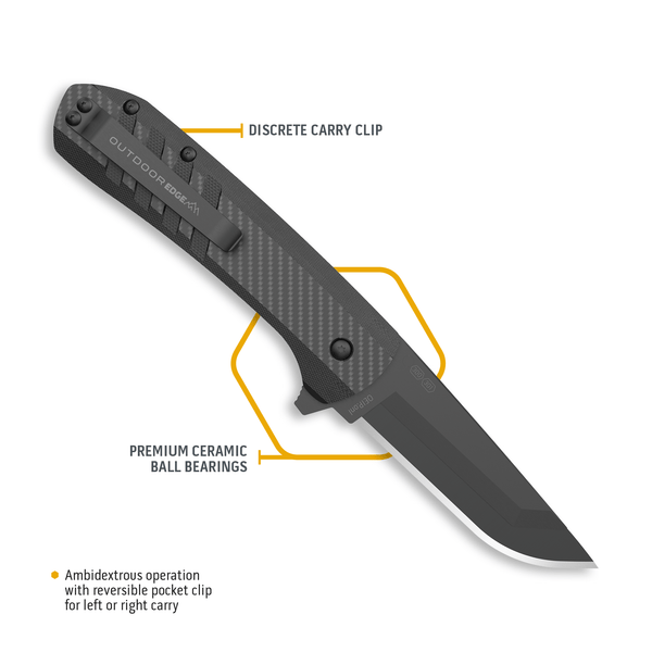 RazorVX4 | 3.0" Replaceable Blade Every Day Carry Knife with Ceramic Ball Bearing Pivot