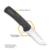 RazorVX5 |3.0" Replaceable Blade Every Day Carry Knife with Ceramic Ball Bearing Pivot