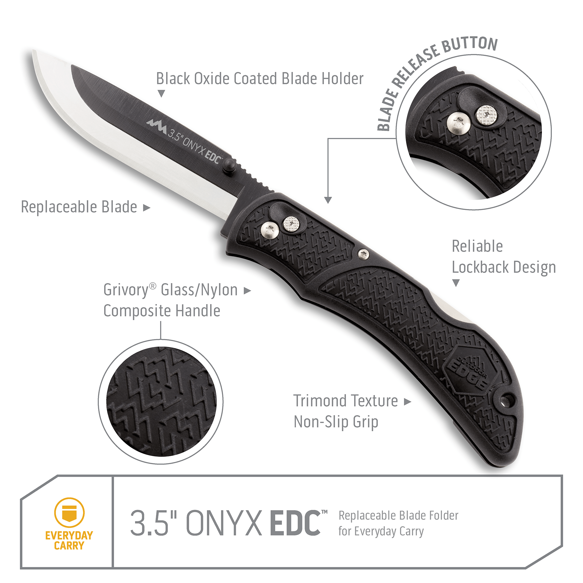 3.5" RAZOR ONYX | 27 BLADES