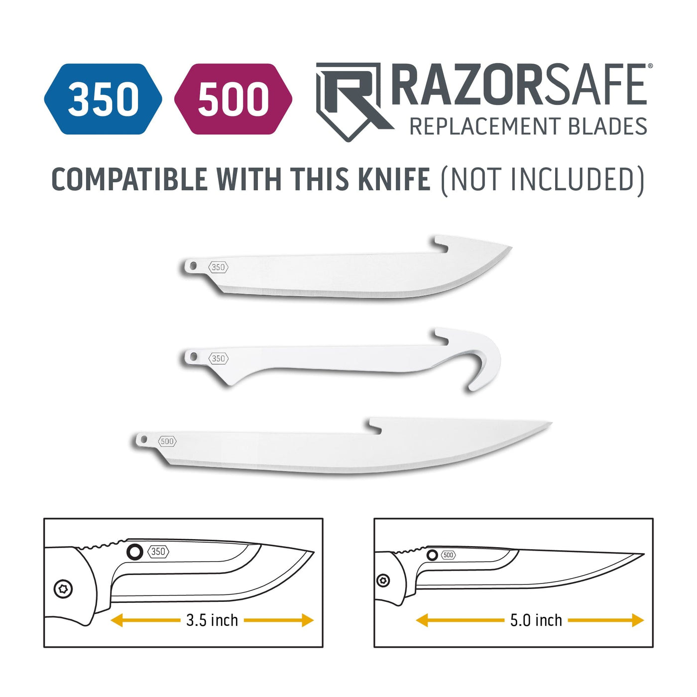 RazorMax™ | Best Fixed Blade Replaceable Blade Hunting Knife | Outdoor Edge