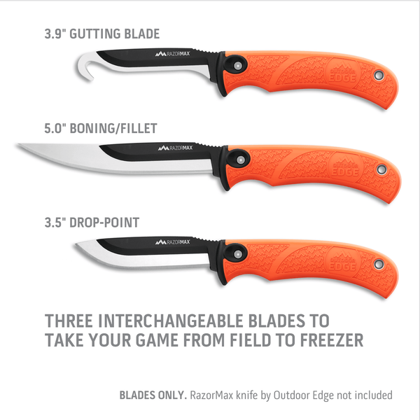 350 (3.5") Combo Replacement Blades Set 6-Pack - Stainless