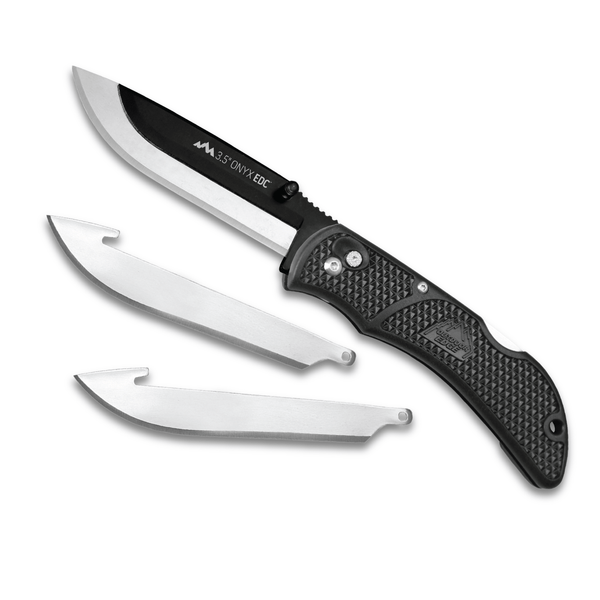 Outdoor Edge 3.5" Onyx EDC Razor Blade Knife Product Photo