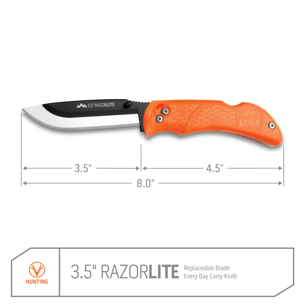 RazorLite Replaceable Blade Hunting Knife Outdoor Edge