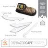 Outdoor Edge RazorCape Hunting Knife showing all the different blades; drop-point blade, caping blade, and gutting blade.