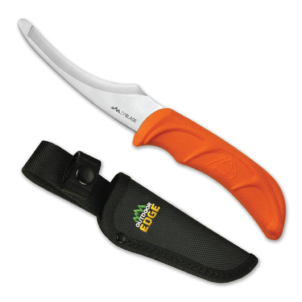 ZipBlade™ Gutting Knife – 4.0″ Blunt Tip Fixed Blade, High